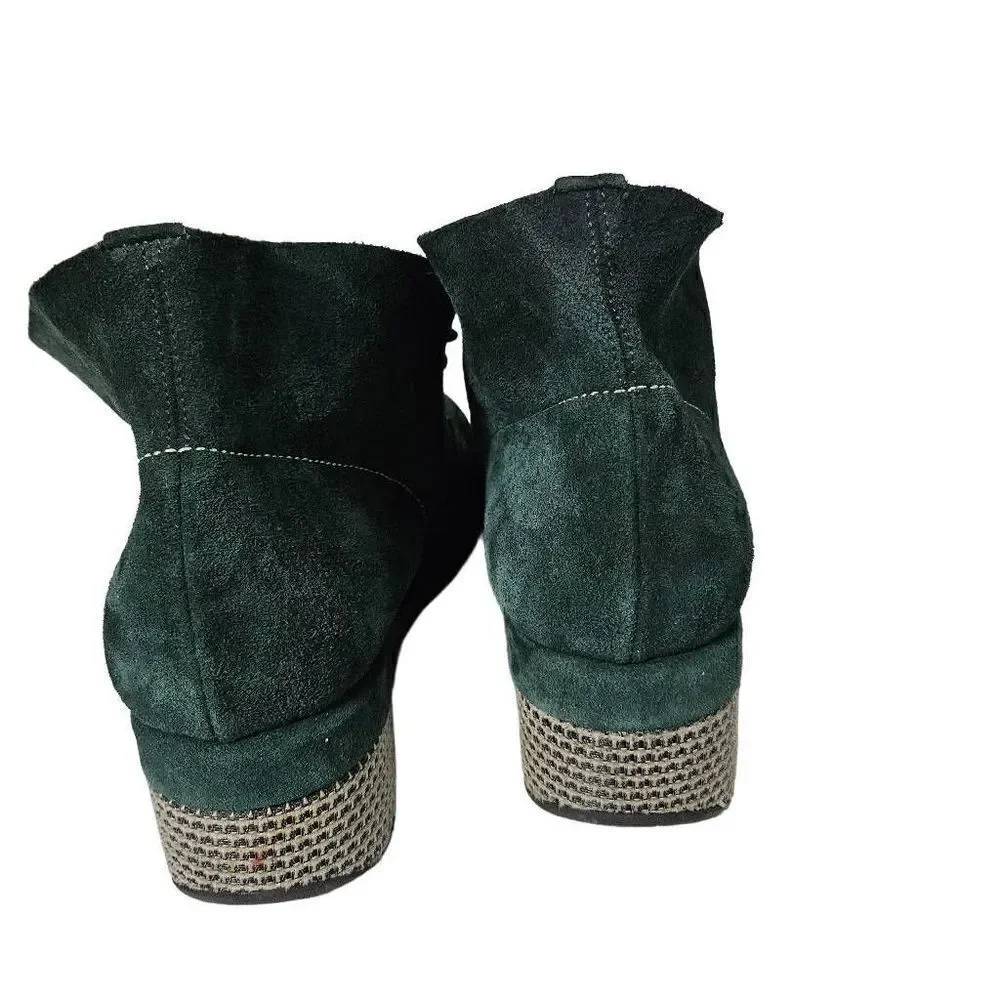 Fausto Santini green boots